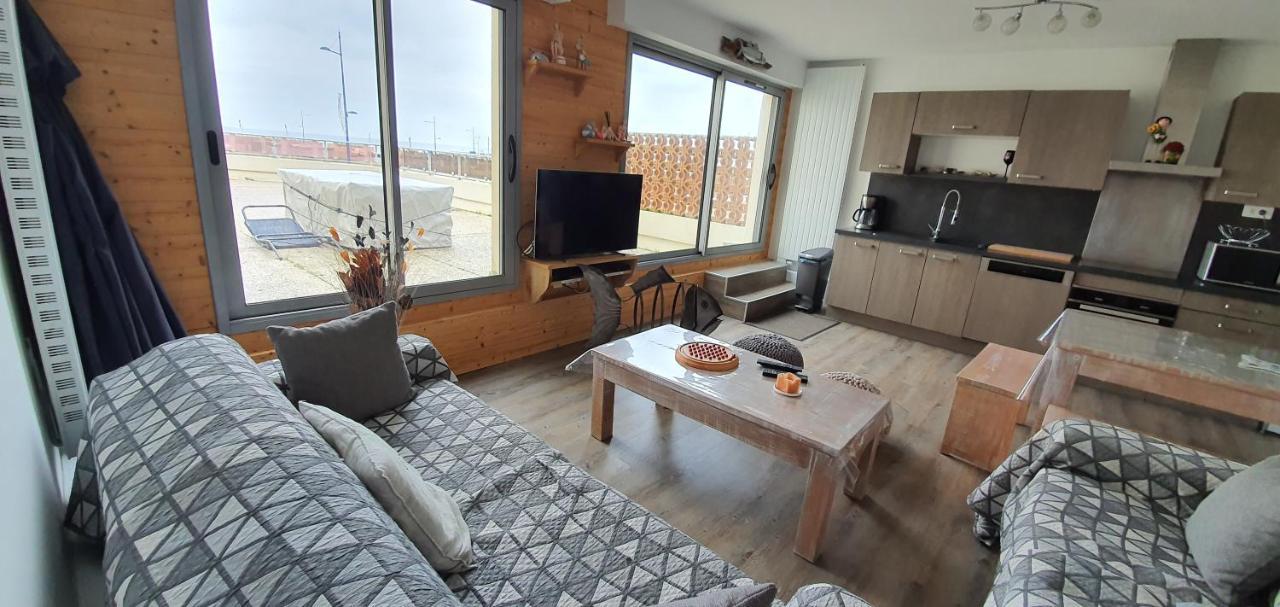 Appartement Vue Sur Mer Et Port Grandcamp-Maisy Buitenkant foto